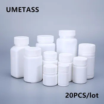 

UMETASS HDPE Capsules Pharmaceutical plastic bottle 20ML,30ML,40ML,50ML,70ML,100ML,150ML,200ML medicine pill container