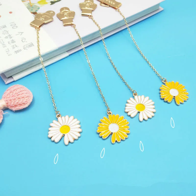 2 шт. с изображением маленькой Дейзи металлическая Закладка страница клип