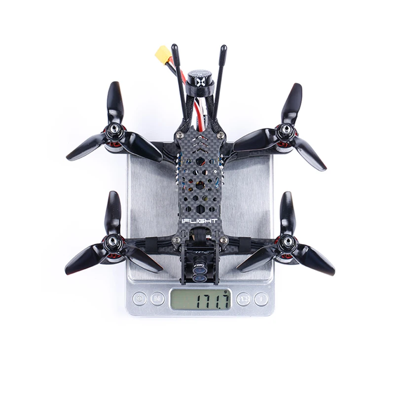 IFlight iH3 4K 142 мм FPV гоночный Дрон BNF с XING 1408 3600KV мотор Mini F7 TwinG Stack Tarsier 4K камера для FPV RC самолета