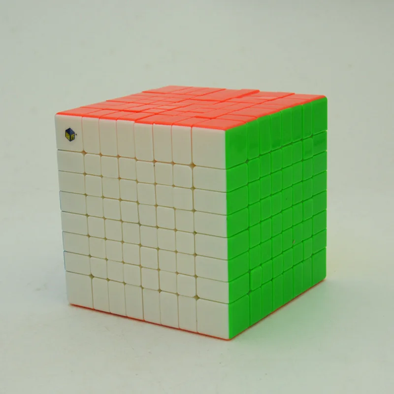 YuXin 8x8x8 8,9 см Профессиональный кубик Magicco скорость Neo куб Cubo Магическая наклейка для взрослых антистресс головоломка подарки игрушки для детей
