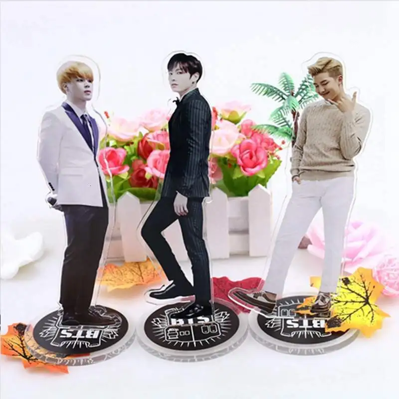 

Fashion KPOP Bangtan boys Group picture stand on the table photo FESTA Concert AcrylicTransparent standing Kpop bangtan boys