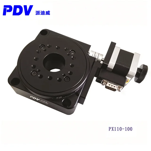 Px110-100 Elektromos Forgóasztal-Szög Forgó Táblázat 360 Fokos Üreges Forgóasztal-Indexelő Lemez - Image 2