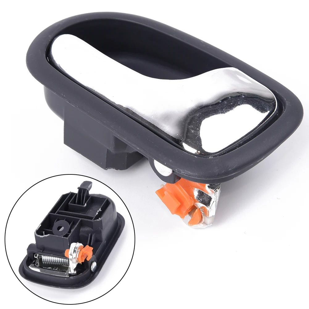1pc car Right Side Inner Door Handle replacement Chrome Plastic For Mazda 323 Protege BJ 1995-2003 auto interior Door Handle