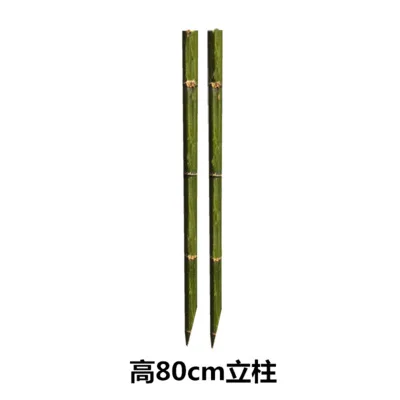 10pcs for 60cm fence Ручной работы антикоррозийный Телескопический бамбуковый забор открытый садовый Двор Забор альпинистский ротанг бамбуковая сетка деревянный забор садовый край - Цвет: 10pcs for 60cm fence
