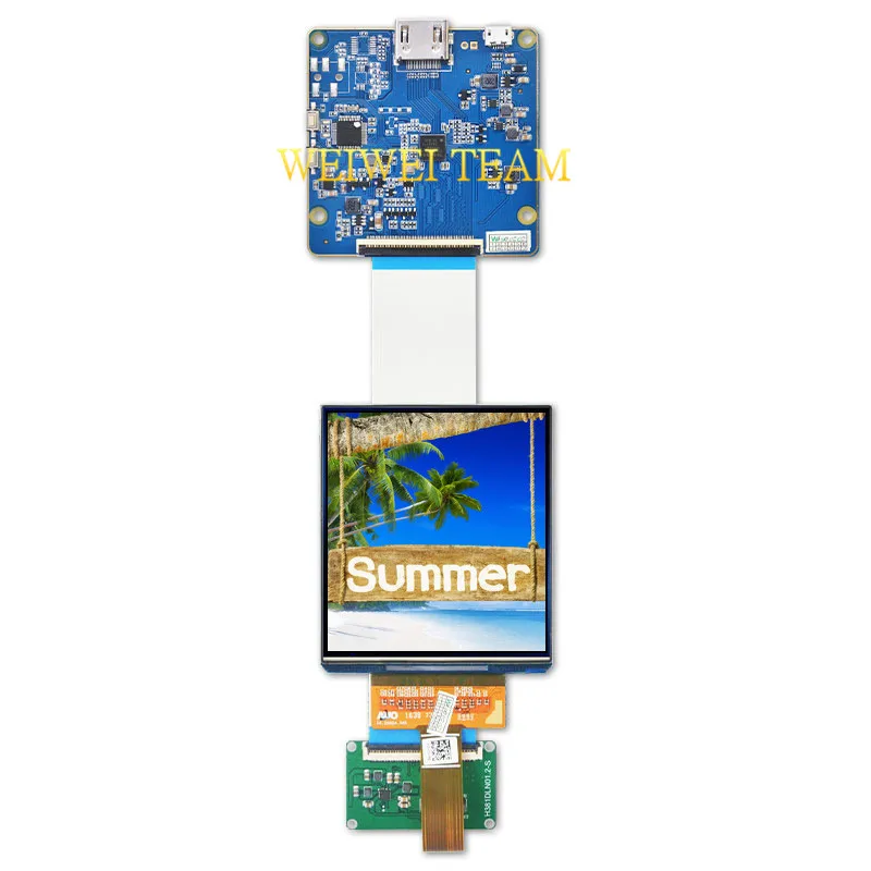 1 oled with board Wisecoco 3,8 дюймовый микро oled amoled ЖК-экран ips дисплей с HDMI MIPI плата контроллера для diy VR HMD H381DLN01.2 - Цвет: 1 oled with board