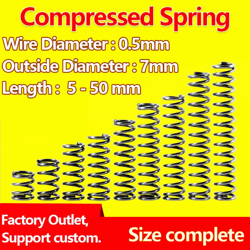 Compressed Spring Pressure Spring Release Spring Return Spring Wire