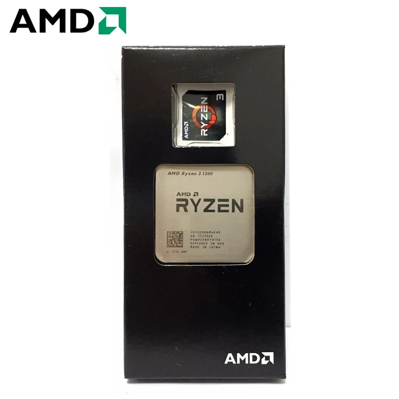 AMD Ryzen 3 1200 ПК компьютер четырехъядерный процессор AM4 настольный в штучной