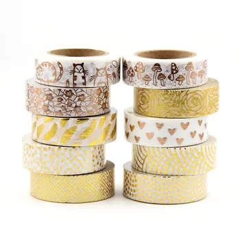 

10roll Washi Tape set Scrapbooking Album Decorative Tape Office Supplies & Christmas DIY Decorative
