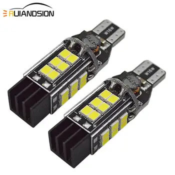 

2x 10W 600Lm W16W T15 Bulbs Canbus OBC Error Free LED Backup Light 921 912 W16W Car Reverse Lamp White 10-30V AC/DC Red Yellow