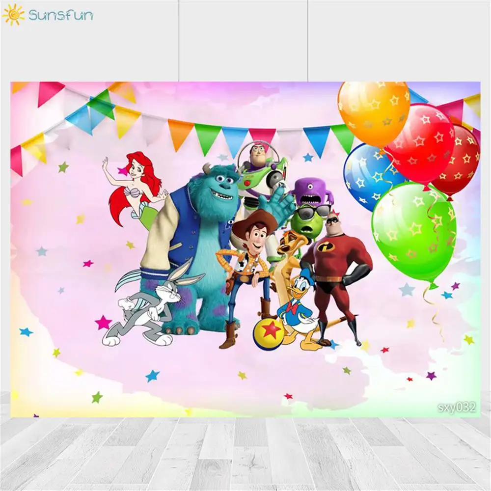 

Sunsfun Photography Backdrop Cartoon Custom Background Portrait Vinyl Background Studio Photo Photophone Photocall 7x5ft