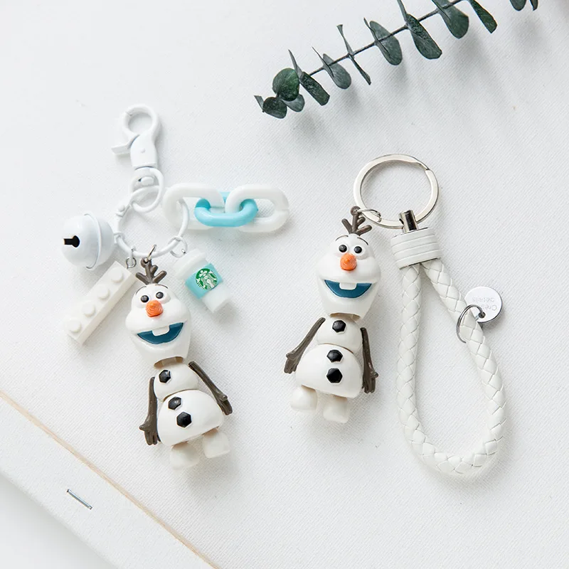 Disney Frozen Olaf милый брелок для ключей посылка подвеска снеговик снежное сокровище