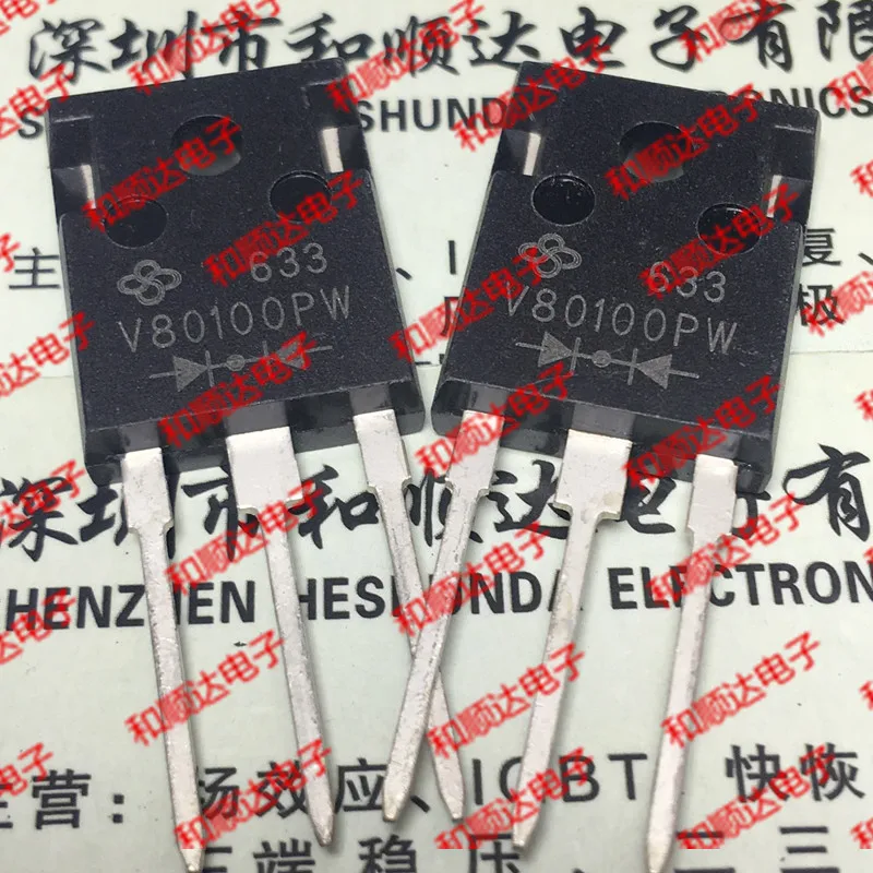 2 шт./V80100PW-247 100V 80A TO247