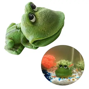 

Resin Frog Bubble Stone Aquarium Air Bubble Bubbling Stone Oxygen Pump Fish Cute Fish Tank Ornament Decoration