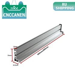 600mm 800mm 75 Type T Track T Slot Miter Track Stop Woodworking T-tracks Saw Fence Workbench DIY Woodworking Tools