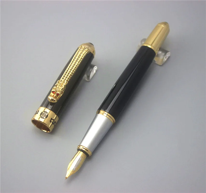 JINHAO металлическая авторучка ручка для школы офиса поставки офисные принадлежности Роскошные чернильные ручки учитель отец бизнес подарок 029