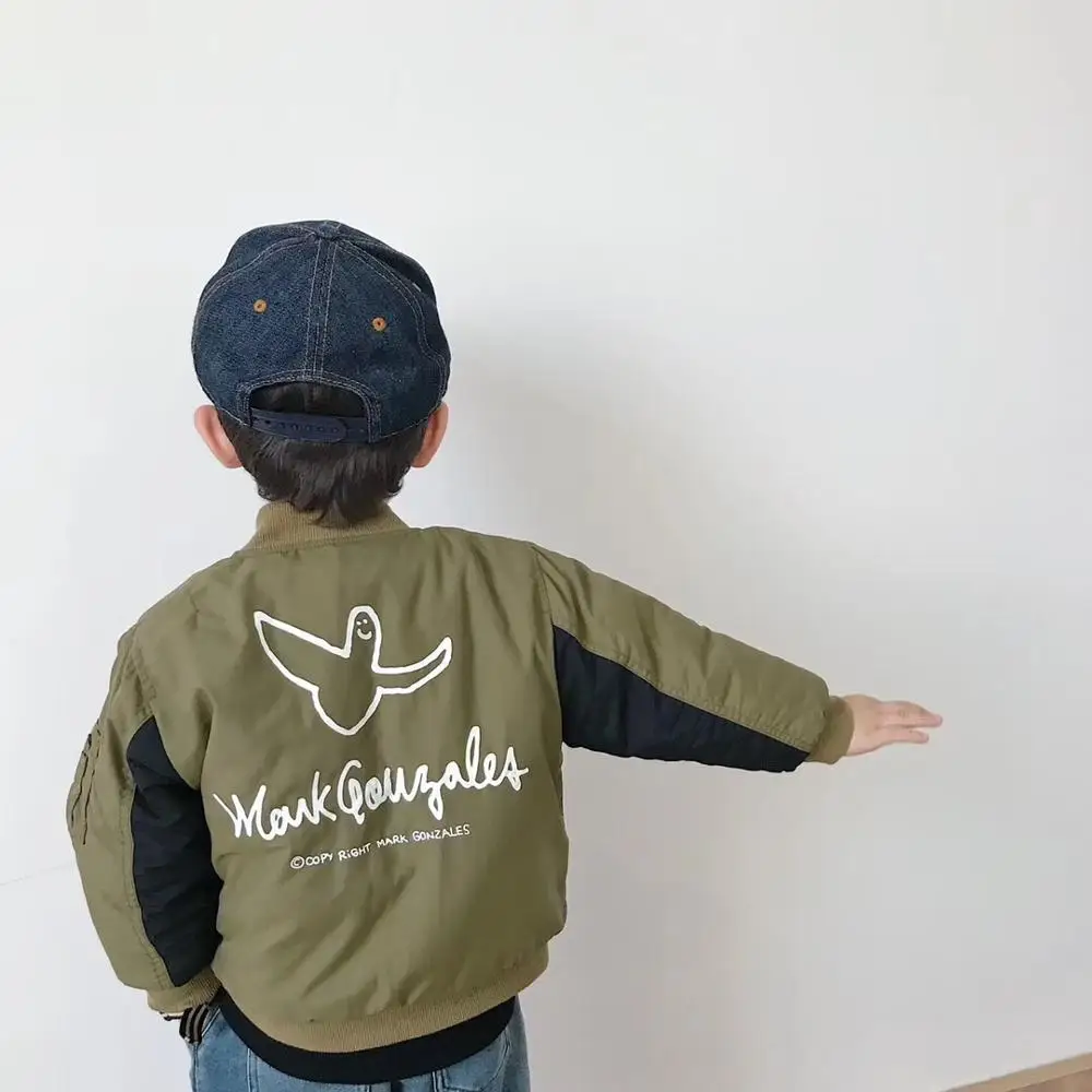 

winter boys jacket blazer outwear thicken cotton padded handsome fashion baby kids jackets