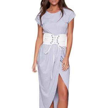 

2017 Female Belt Knitting Solid Color Waist Belt Fashion Elegant Girl's Belt 2 Colors