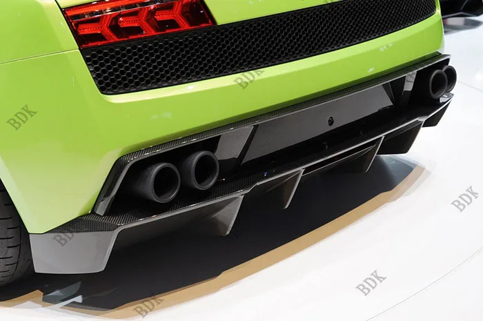 Подходит для Gallardo LP550 LP560 LP570 модифицированный Карбон волокно заднее крыло задний спойлер крыло настоящая губа задний бампер