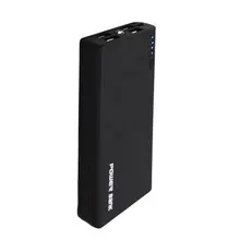 Универсальный 9000ма четыре порта usb power Bank 18650 литий-ионная батарея резервного питания для телефонов с аварийным светодиодный светильник