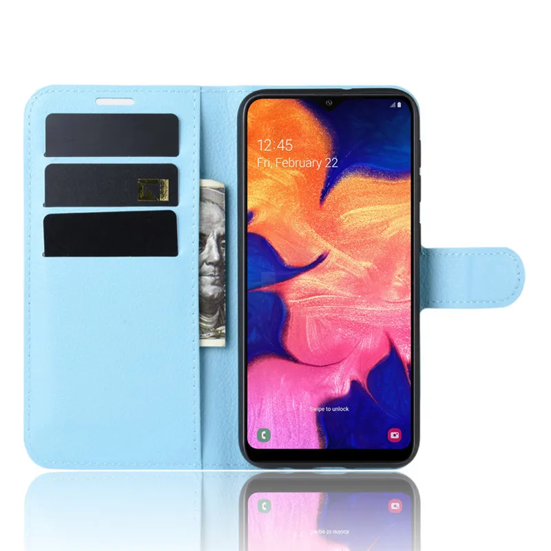 Кожаный чехол-бумажник с откидной крышкой для samsung A10E, чехол-книжка для телефона samsung Galaxy A10E, чехол для samsung A10e