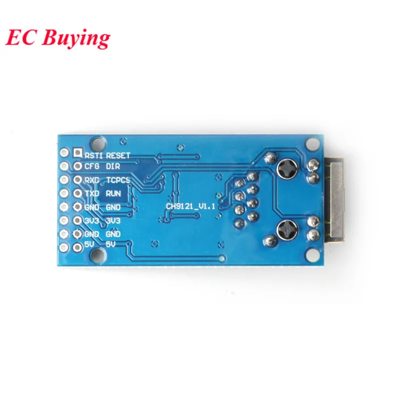 1-5Pcs CH9121 Seriell zu Ethernet Netzwerk Chip Konverter Modul RJ45 Mikrocontroller Industrie Grade SCM Netzwerk STM32 UART – Detail 8