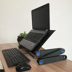 Table pliable pour ordinateur Portable, bureau ergonomique réglable, support pour ordinateur Portable sur le canapé 
