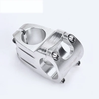 silver 31,8*40 мм алюминиевый сплав руля велосипеда высокопрочный CNC обработанный руля велосипеда дорога MTB руля части велосипеда Bicicleta - Цвет: silver