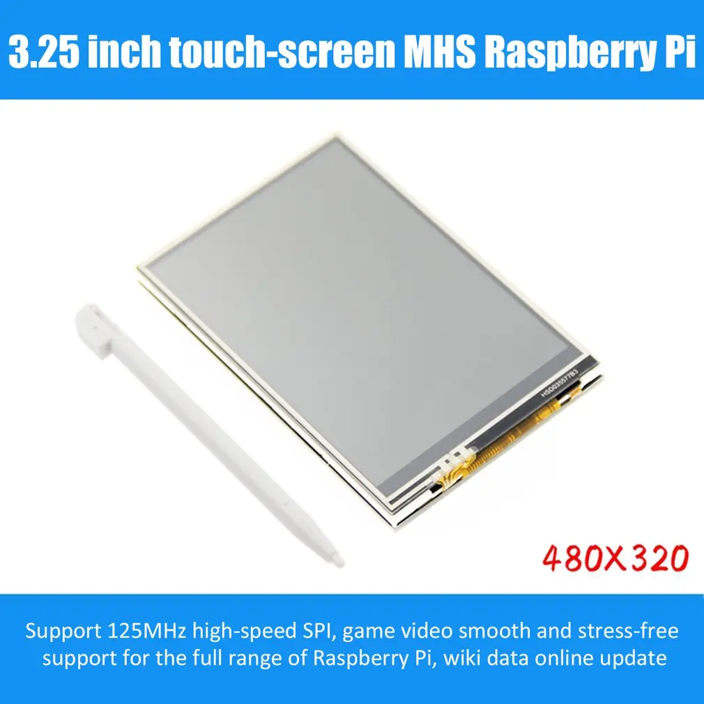 3,5/4,0 дюйма MHS TFT GPIO ЖК-дисплей с поддержкой сенсорной панели 125 МГц SPI вход для Raspberry Pi