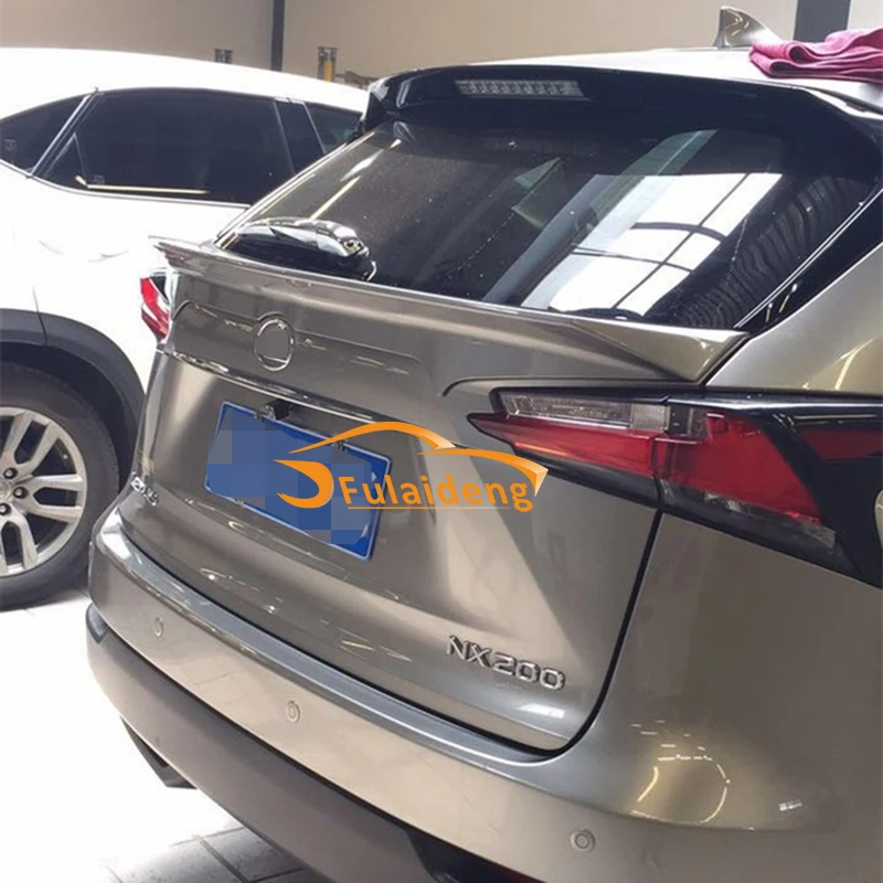Для Lexus NX200 NX200T NX300H ABS неокрашенное заднее крыло багажник спойлер хвост крыло багажника губ крыла задний спойлер для автомобиля
