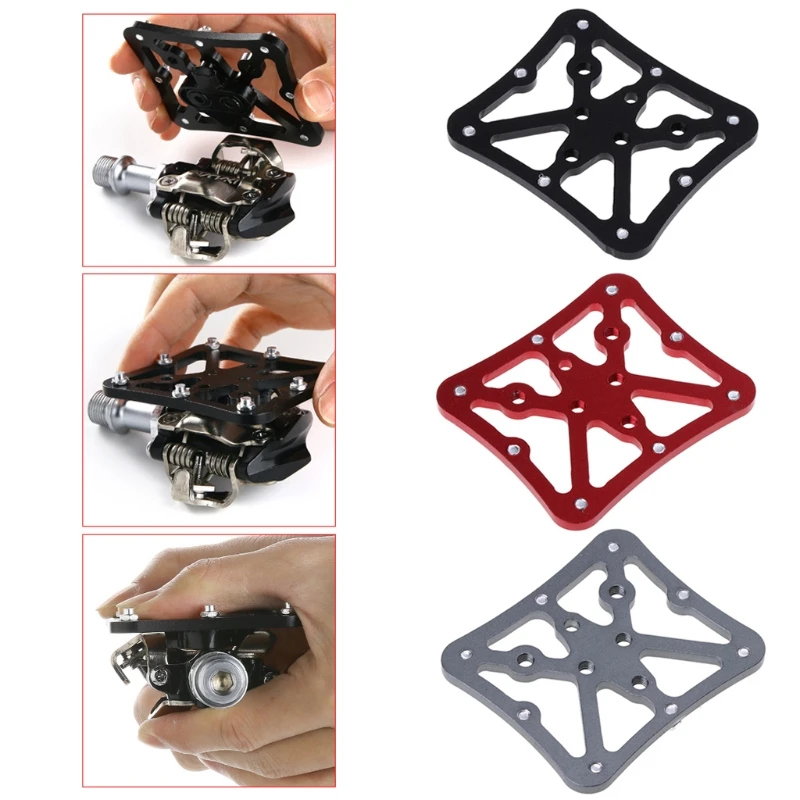 

Bicycle Pedal Adapter Platform Cycling Aluminum Alloy Clipless For Shimano SPD G8TD