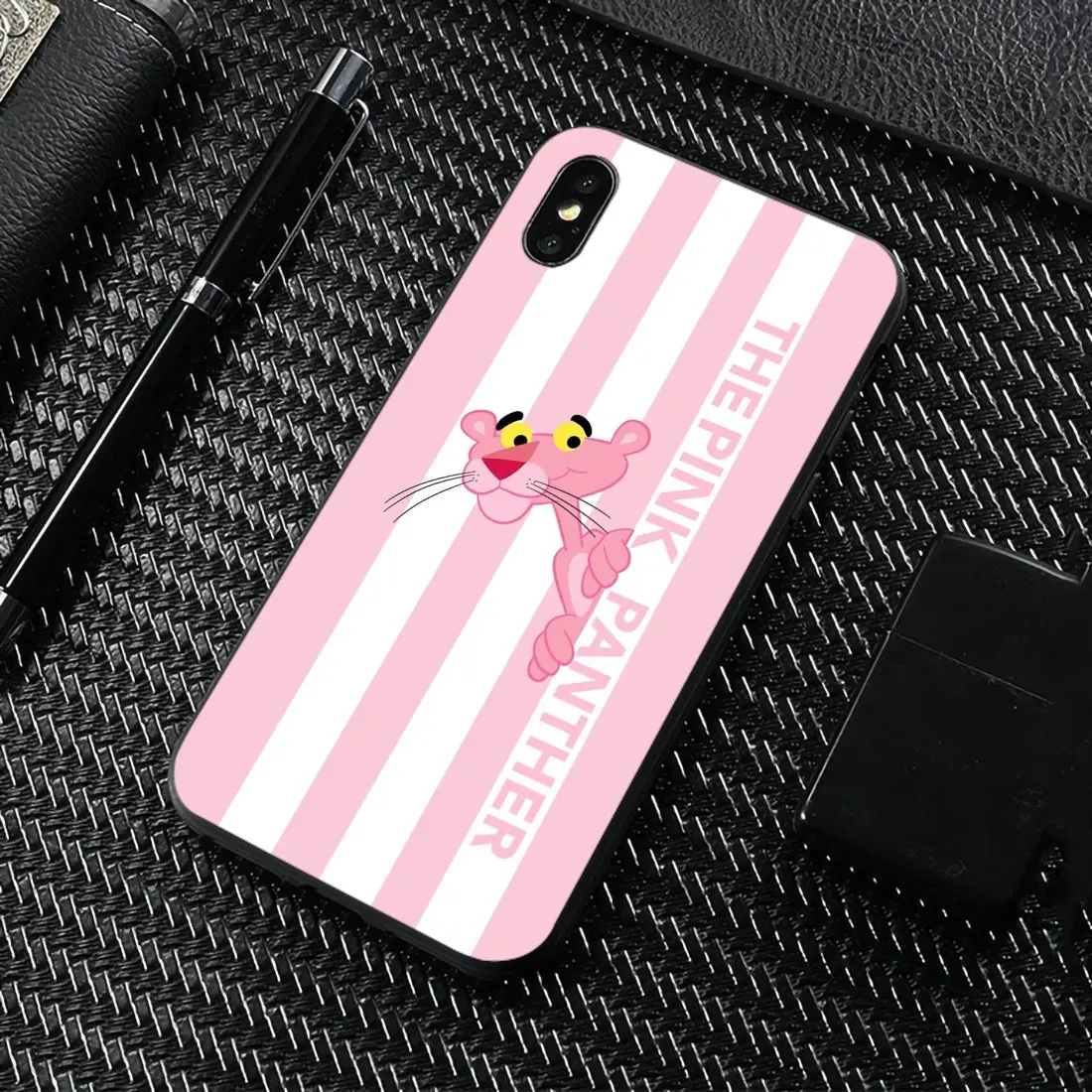 Мягкий силиконовый чехол из ТПУ для Xiaomi Mi A1 A2 A3 5X 6X 8 9t Lite SE Pro Max Mix 1 2 3 2S Kawaii Pink Panther |
