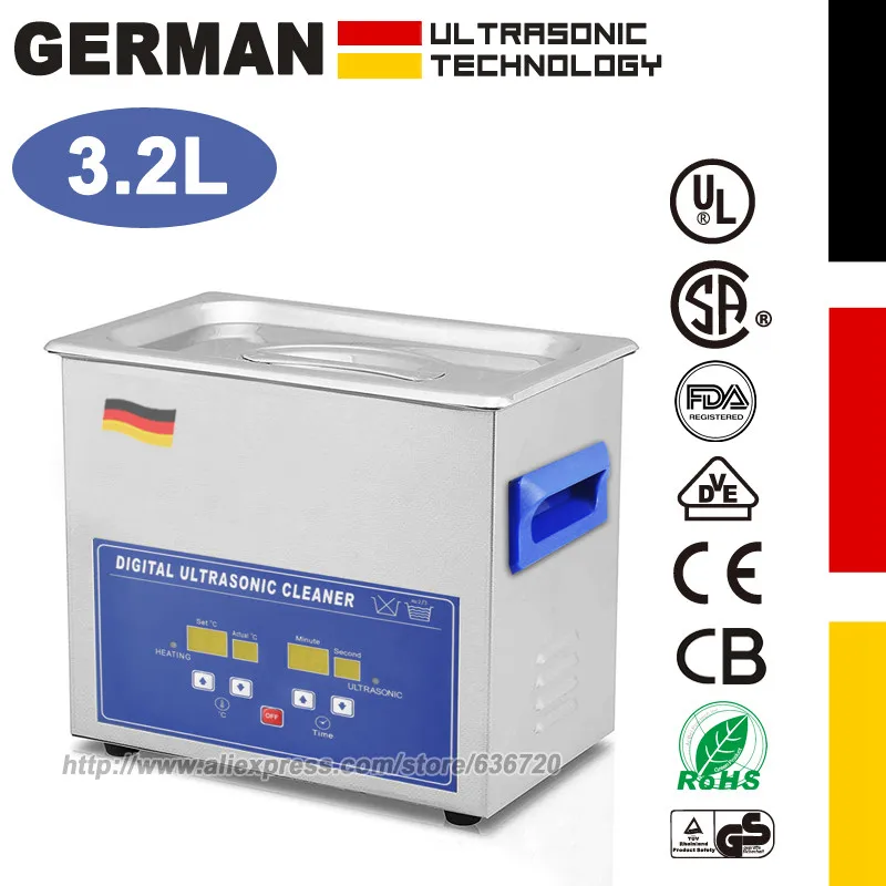 

0.6/2/3.2/4.8/6.5/10/15/20/30L Digital Ultrasonic Cleaner Heated Timer Stainless Steel Ultra Sonic Cleaning Machine