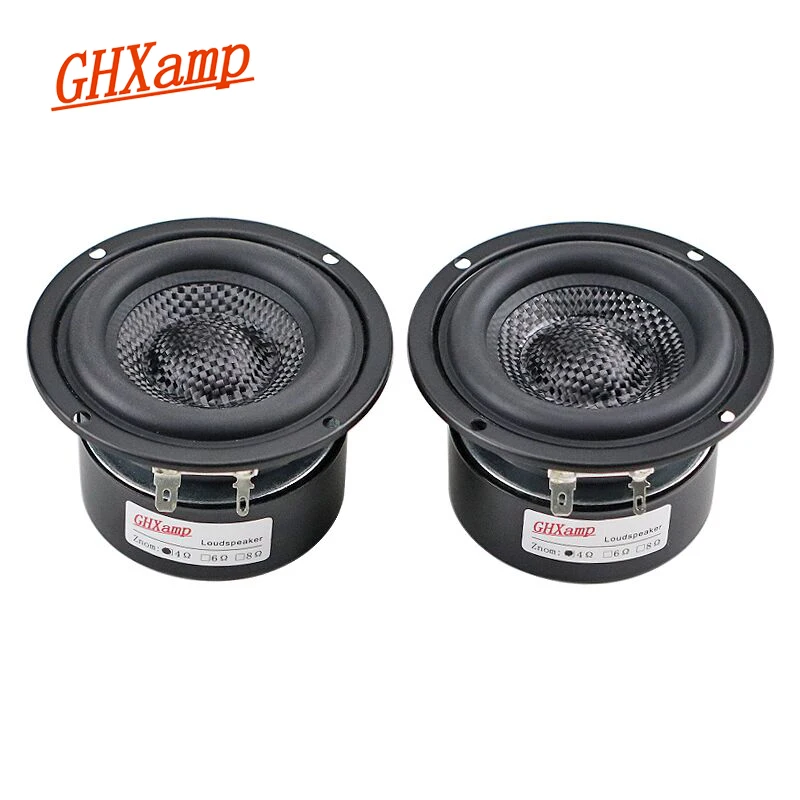 Special Offers Hifi Speaker Woofer Subwoofer Low-Frequency 3inch Powerful 4OHM 2 25W 2PCS Unit Braided 4001215924000