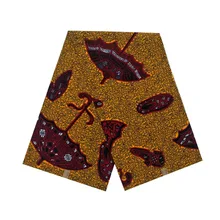 Воск 6 ярдов хлопок голландский Африканский костюм воск настоящий блок из мягкой дышащей ткани горячая Распродажа V-L 742