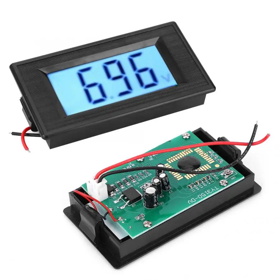 DC7.5V-19.99V вольтметр ЖК-цифровой дисплей Вольтметр постоянного тока измеритель напряжения