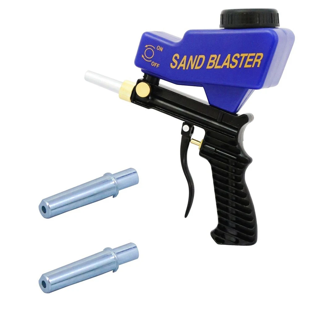

Portable Gravity Sandblasting Gun Pneumatic Sandblasting Set Rust Blasting Device Mini Sand Blasting Machine Home DIY tool