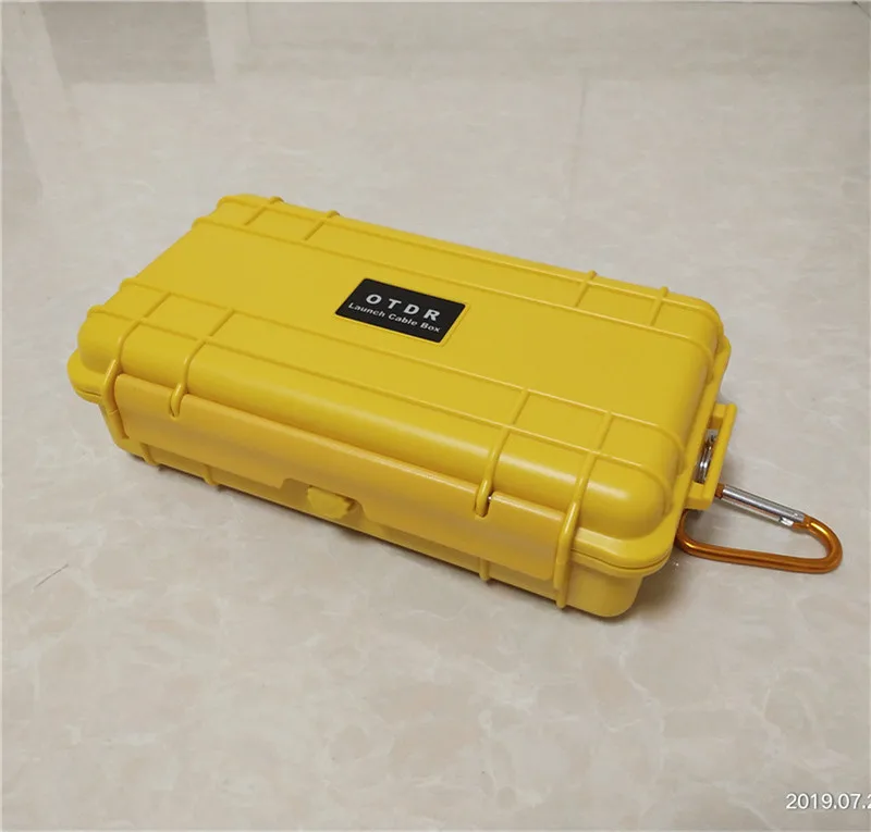 500 м OTDR launch cable box SM 9/125um G652D SC FC APC UPC Оптическое волокно OTDR Dead Zone Eliminator кольцо с плетением otdr launch cable