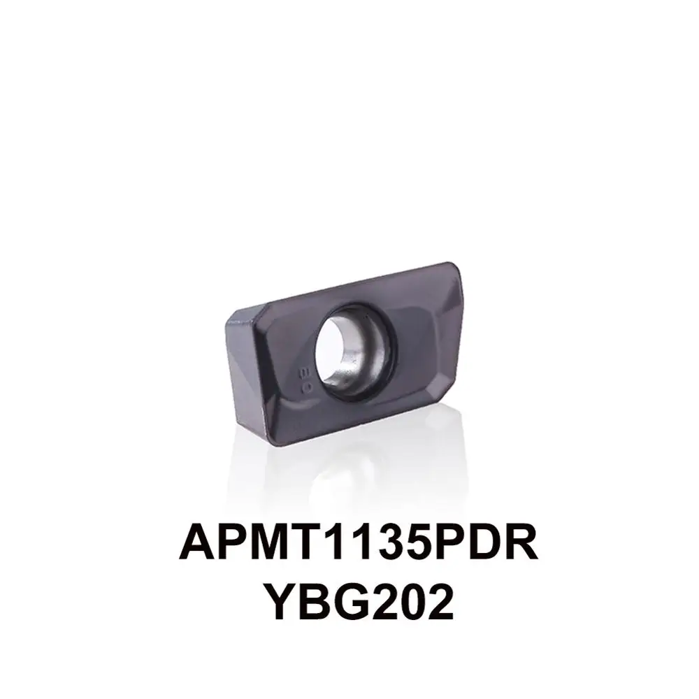 APMT1135 ZCC APMT 1135PDR (10 vnt / dėžutėje) YBG202 CNC pjovimo įrankiai volframo karbido frezavimo įdėklai frezavimo įrankiui BAP 300R