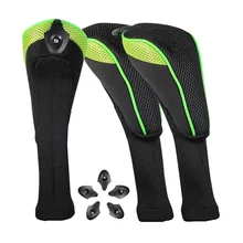 3 шт. со сменным легко надевается на уличные аксессуары Клубная крышка практичная мягкая длинная шея Гольф портативная долговечная сетка спортивная