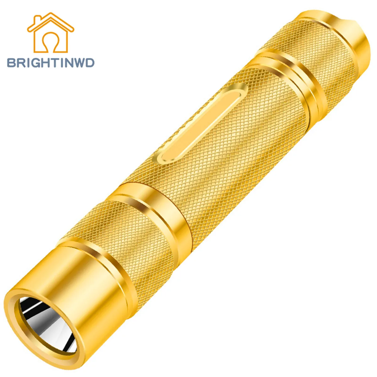 Hot Products! Pure copper flashlight charging super bright waterproof multifunctional long-range portable led mini flashlight