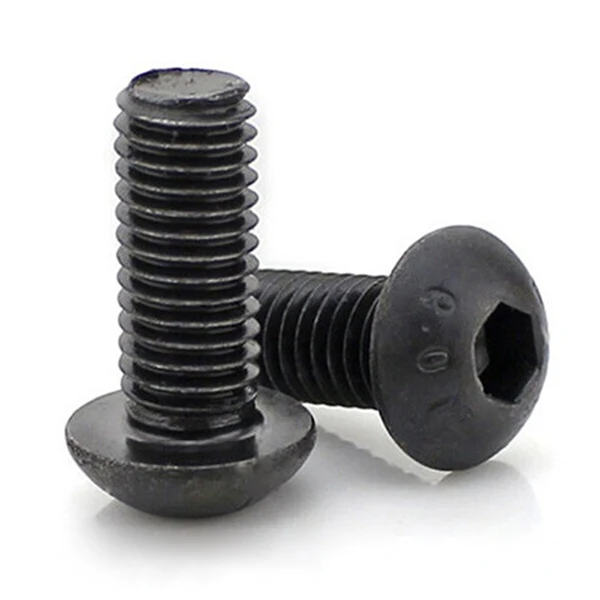 M5x8mm болт с шестигранной головкой черный 50 шт