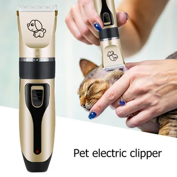 

Electrical Dog Hair Trimmer USB Charging Pet Hair Clipper Rechargeable Low-noise Cat Hair Remover Grooming Hair Haircut Clipper