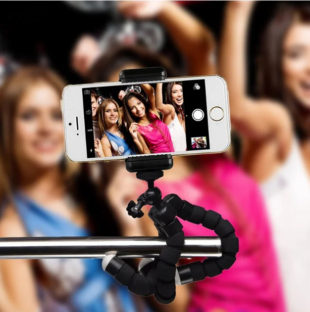 Гибкий штатив-подставка с осьминогом Gorillapod для мобильных телефонов Dslr и камер, настольный мини-штатив с bluetooth пультом дистанционного управления