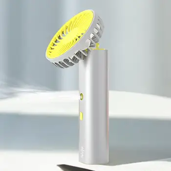 

USB Handheld Mini Humidifier Cooling Fan Rechargeable Water Mist Spray Diffuser