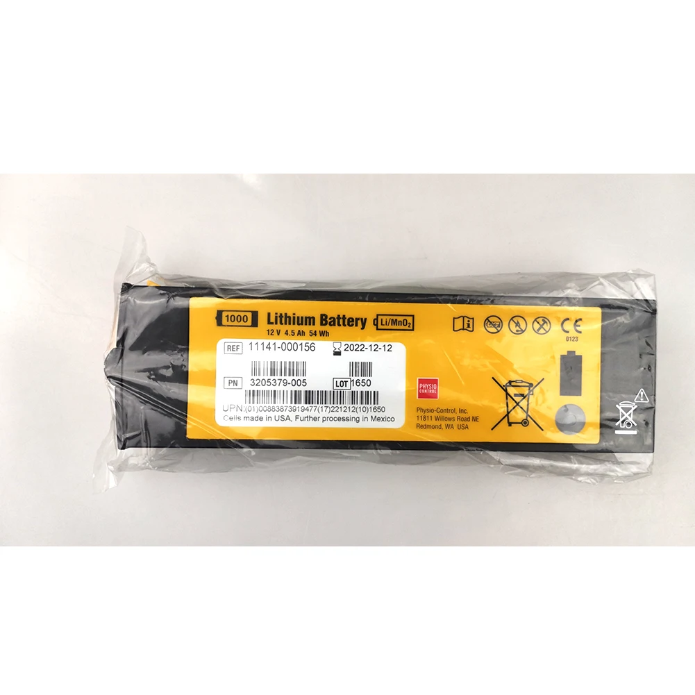 Новости дефибриллятор батарея для физио-контроля Lifepak 1000 REF 11141-000156 3205379-005