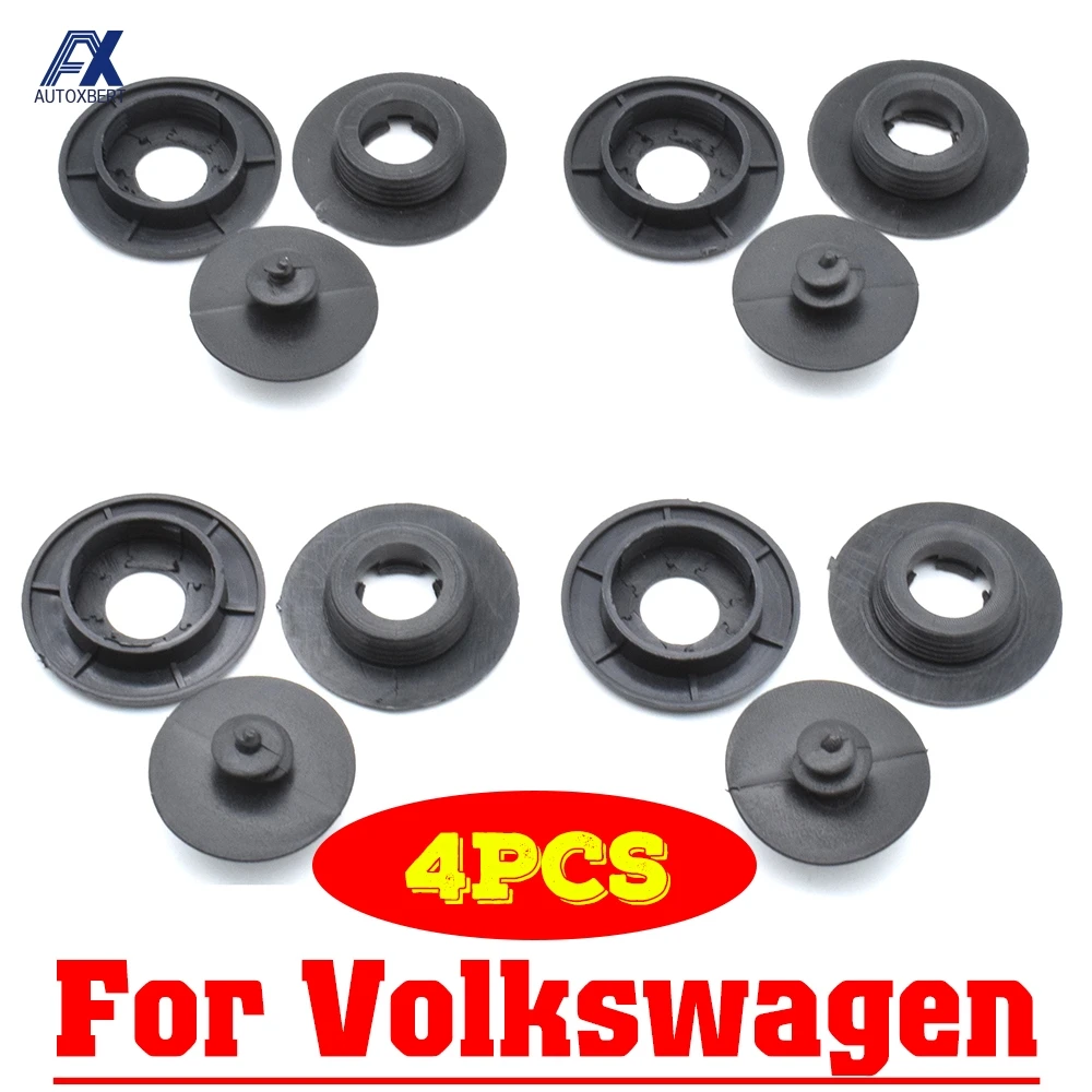 

4pcs Car Floor Mat Clips For VW All Models Carpet Fixing Clamps Holders Fasteners Retainer Retention Anti Skid Buckles