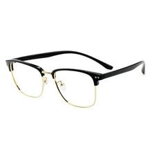 Корейские Ретро квадратные брови без градусов очки для чтения классические TR90 Простые Модные очки для чтения унисекс Дикие повседневные очки