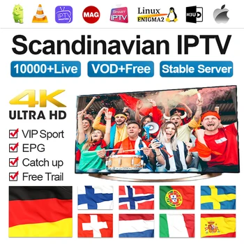 

1 Year IPTV Spain Sweden Finland Switzerland IPTV 4K Danmark UK Greece Albania M3U Portugal List Andriod Mag Enigma2