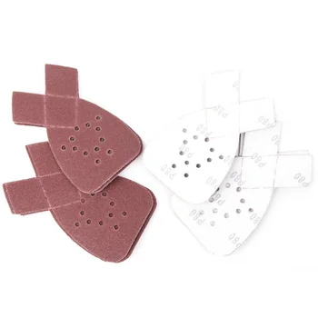 

GTBL 50 Pieces 40/80/120/180/240 Grit Bond Abrasive Dics Grinding Mouse Sanding Paper Sandpaper Sheets Sander Hook and Loop Asso