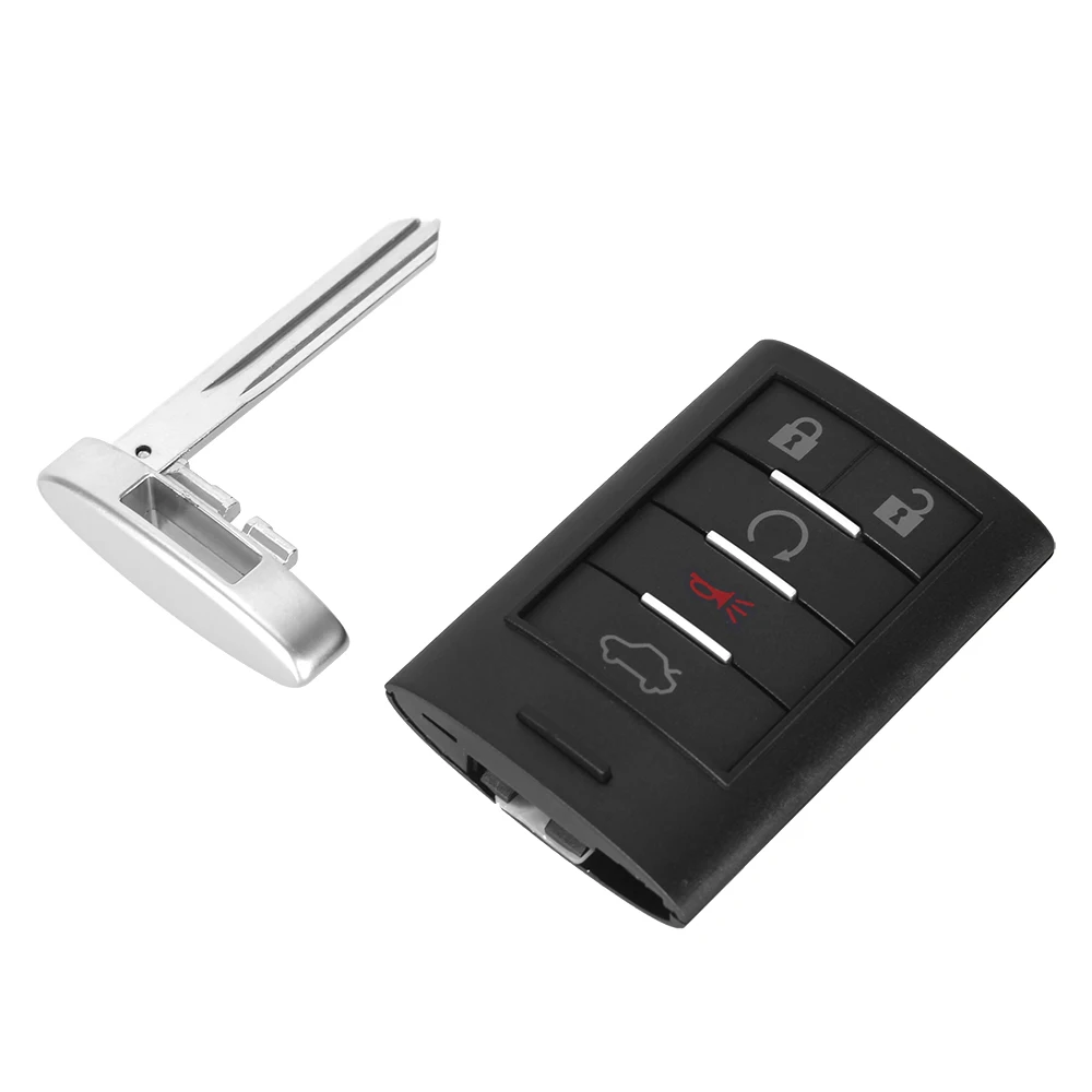 KEYYOU, 5 кнопок, сменный пульт дистанционного ключа для CADILLAC ATS SRX STS CTS DTS Fob, чехол для автомобильного ключа без ключа